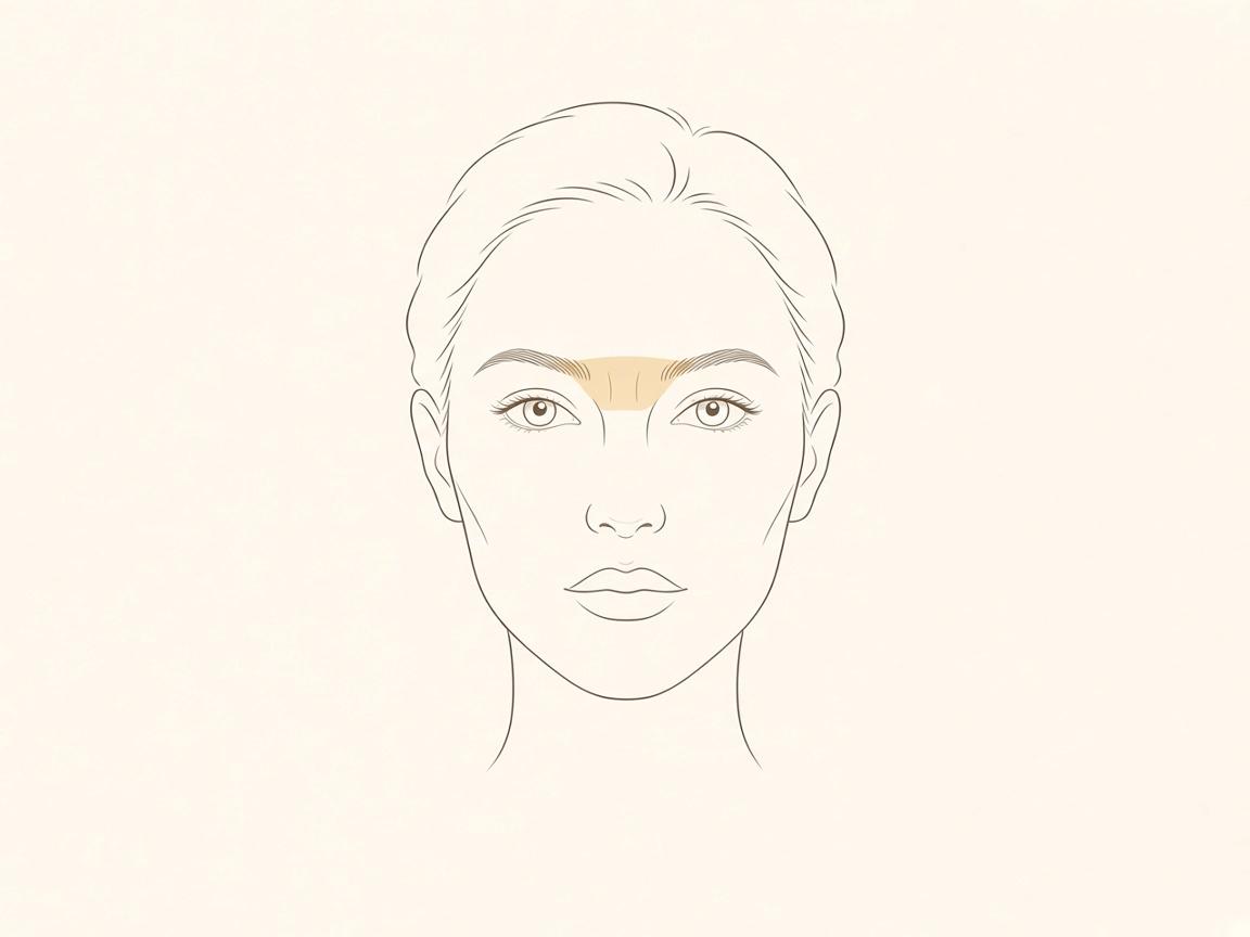 Kaş arası botoks (glabella) bölgesi: iki kaşın arasındaki dikey çatma çizgileri yüz çiziminde işaretli